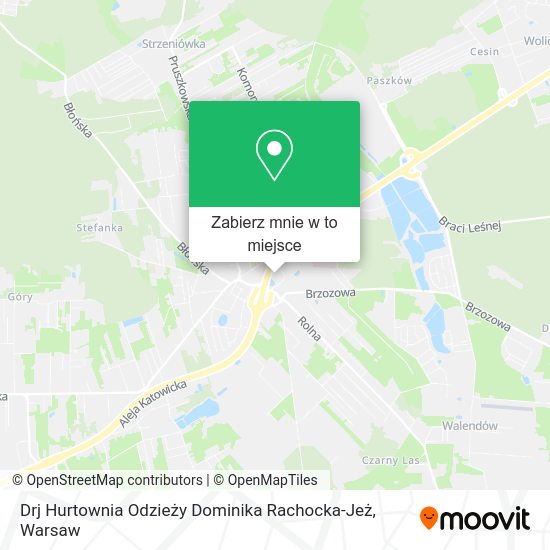 Mapa Drj Hurtownia Odzieży Dominika Rachocka-Jeż