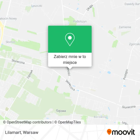 Mapa Lilamart