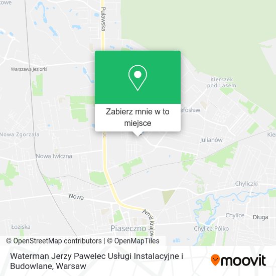 Mapa Waterman Jerzy Pawelec Usługi Instalacyjne i Budowlane