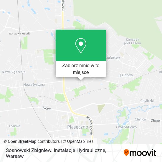 Mapa Sosnowski Zbigniew. Instalacje Hydrauliczne