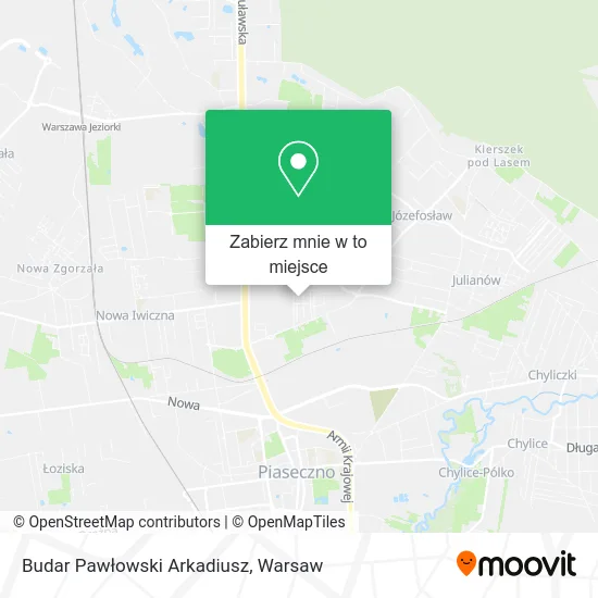 Mapa Budar Pawłowski Arkadiusz