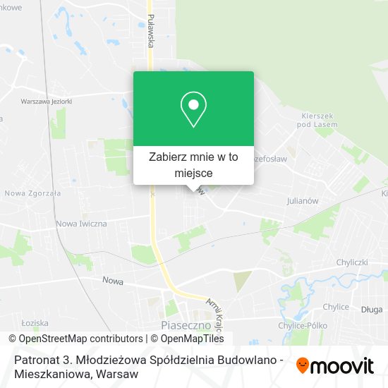 Mapa Patronat 3. Młodzieżowa Spółdzielnia Budowlano - Mieszkaniowa