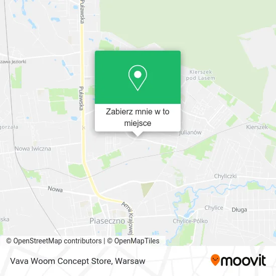 Mapa Vava Woom Concept Store