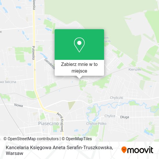 Mapa Kancelaria Księgowa Aneta Serafin-Truszkowska