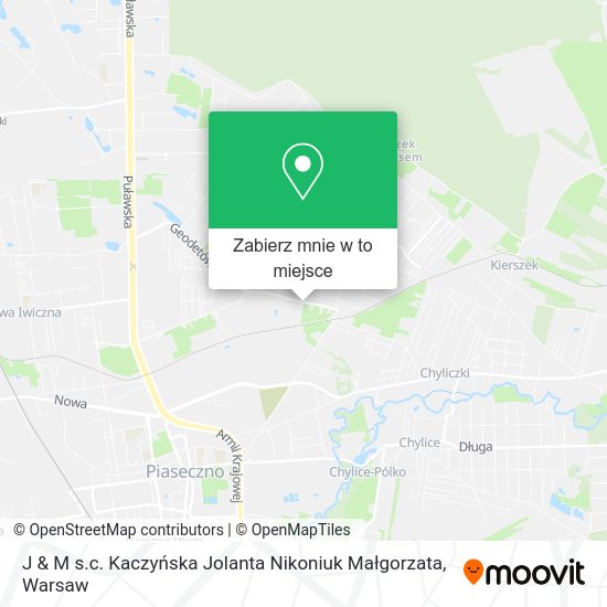 Mapa J & M s.c. Kaczyńska Jolanta Nikoniuk Małgorzata