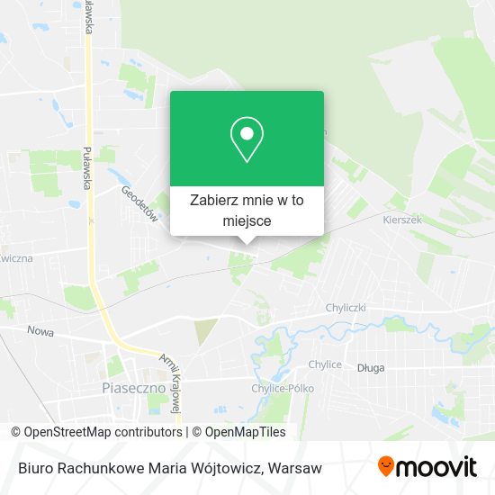 Mapa Biuro Rachunkowe Maria Wójtowicz