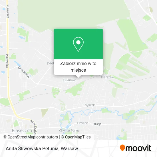 Mapa Anita Śliwowska Petunia