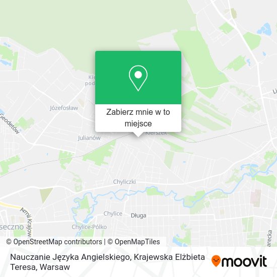 Mapa Nauczanie Języka Angielskiego, Krajewska Elżbieta Teresa