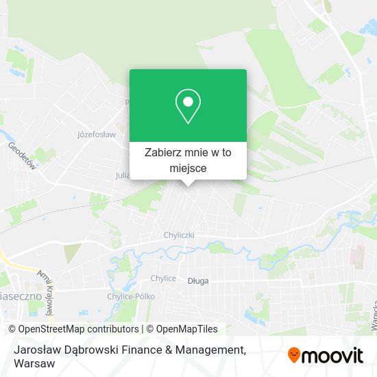 Mapa Jarosław Dąbrowski Finance & Management