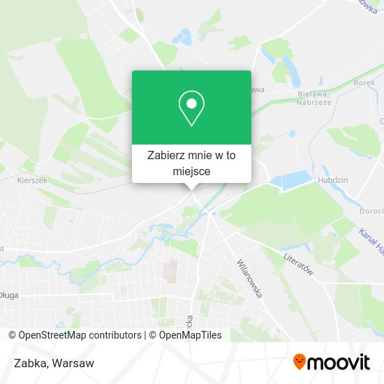 Mapa Zabka