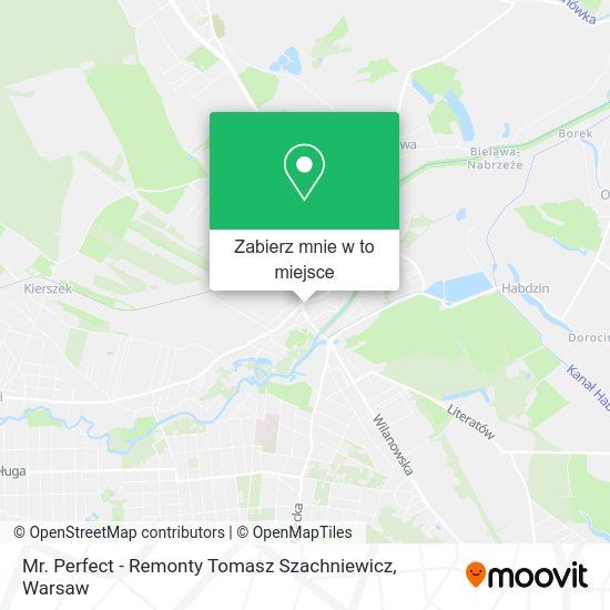 Mapa Mr. Perfect - Remonty Tomasz Szachniewicz