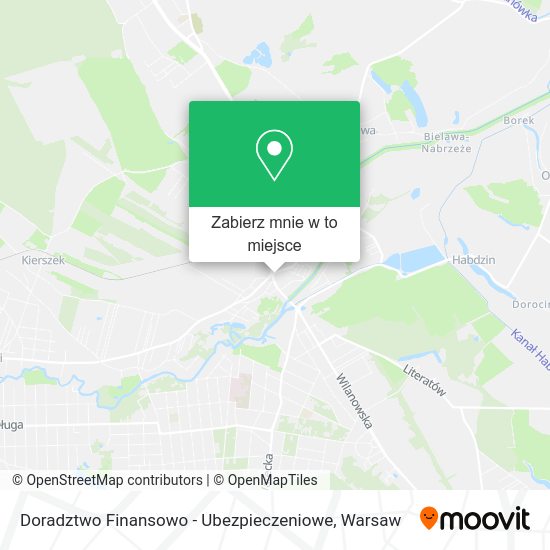 Mapa Doradztwo Finansowo - Ubezpieczeniowe