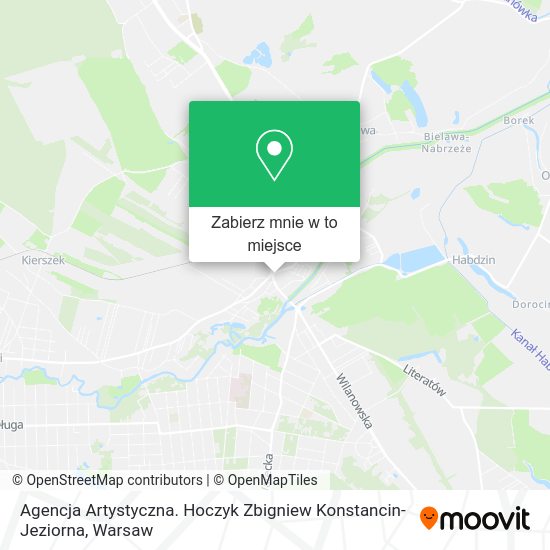 Mapa Agencja Artystyczna. Hoczyk Zbigniew Konstancin-Jeziorna