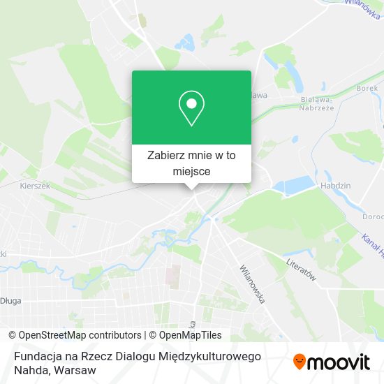 Mapa Fundacja na Rzecz Dialogu Międzykulturowego Nahda