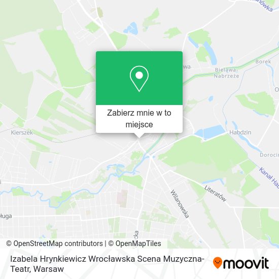 Mapa Izabela Hrynkiewicz Wrocławska Scena Muzyczna-Teatr