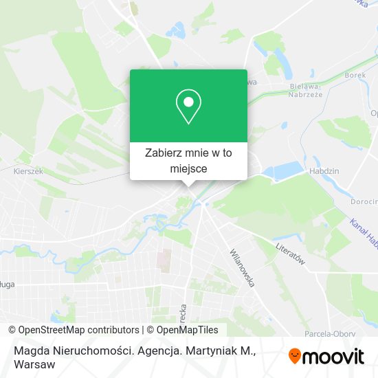 Mapa Magda Nieruchomości. Agencja. Martyniak M.