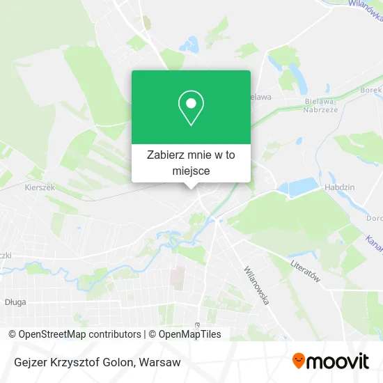 Mapa Gejzer Krzysztof Golon