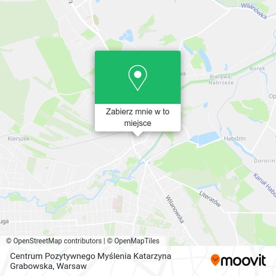 Mapa Centrum Pozytywnego Myślenia Katarzyna Grabowska