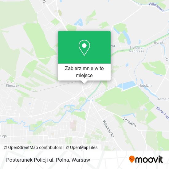 Mapa Posterunek Policji ul. Polna