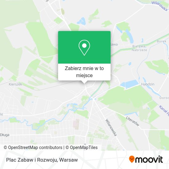 Mapa Plac Zabaw i Rozwoju