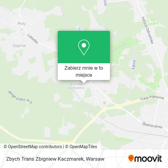 Mapa Zbych Trans Zbigniew Kaczmarek