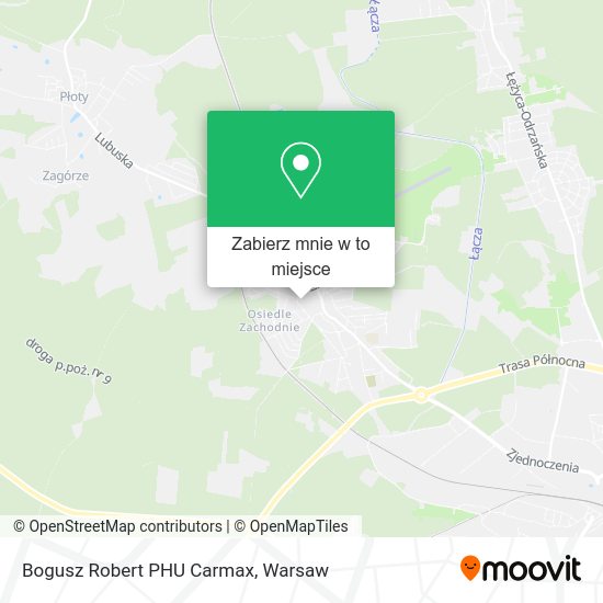 Mapa Bogusz Robert PHU Carmax