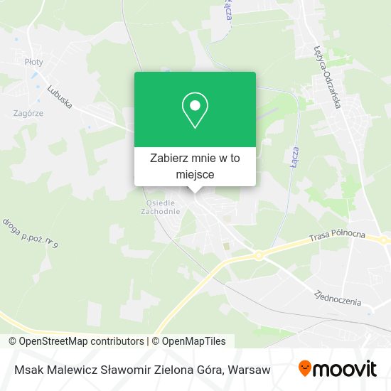 Mapa Msak Malewicz Sławomir Zielona Góra