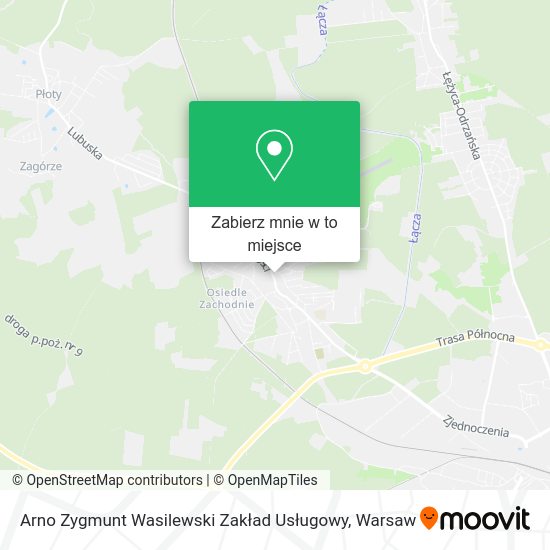 Mapa Arno Zygmunt Wasilewski Zakład Usługowy