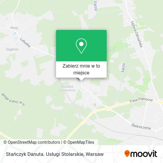 Mapa Stańczyk Danuta. Usługi Stolarskie