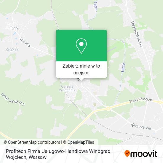 Mapa Profitech Firma Usługowo-Handlowa Winograd Wojciech