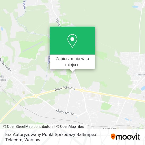 Mapa Era Autoryzowany Punkt Sprzedaży Baltimpex Telecom