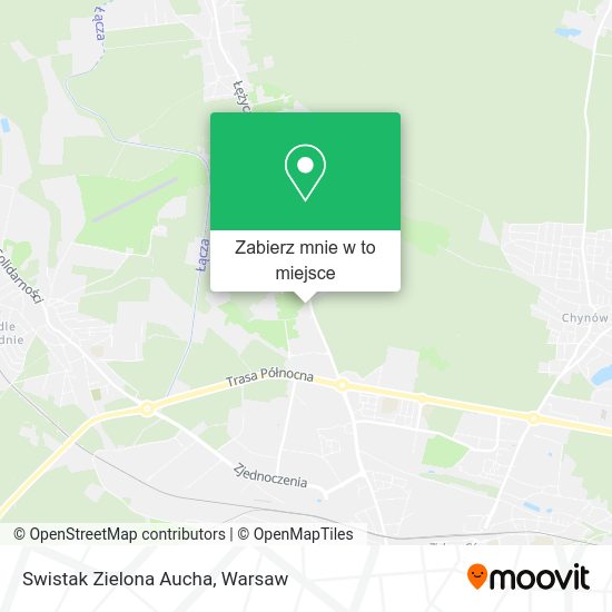 Mapa Swistak Zielona Aucha