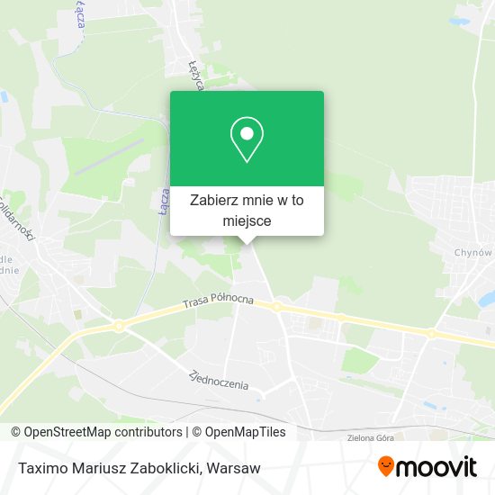 Mapa Taximo Mariusz Zaboklicki