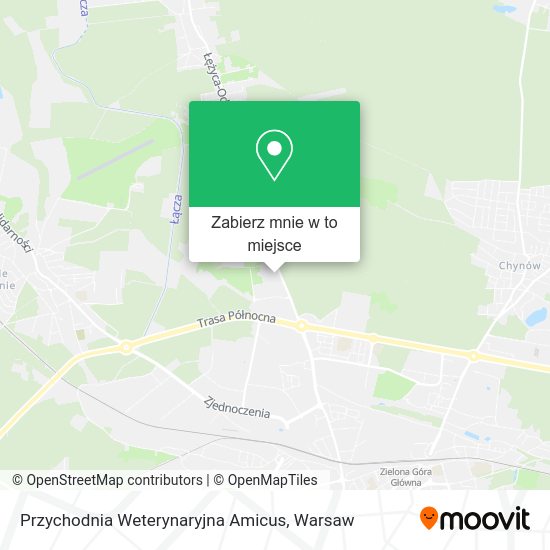 Mapa Przychodnia Weterynaryjna Amicus