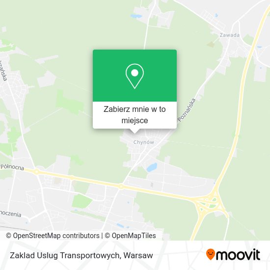 Mapa Zaklad Uslug Transportowych