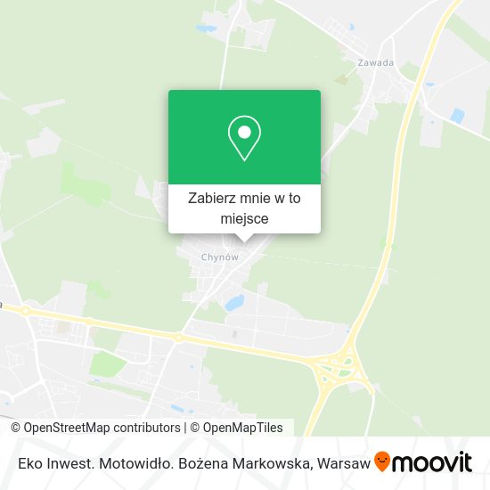 Mapa Eko Inwest. Motowidło. Bożena Markowska