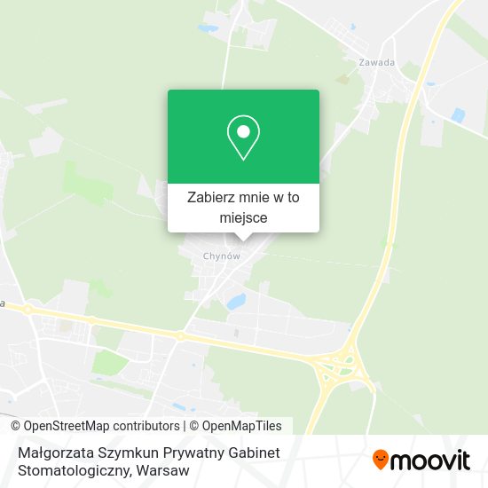 Mapa Małgorzata Szymkun Prywatny Gabinet Stomatologiczny