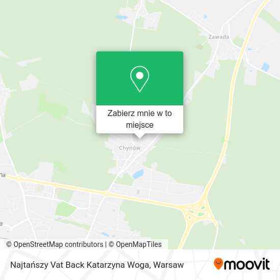 Mapa Najtańszy Vat Back Katarzyna Woga