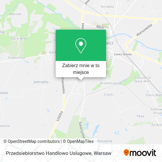 Mapa Przedsiebiorstwo Handlowo Uslugowe