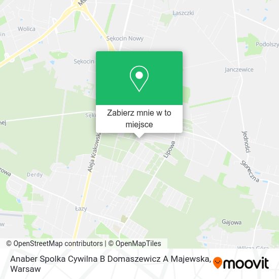 Mapa Anaber Spolka Cywilna B Domaszewicz A Majewska