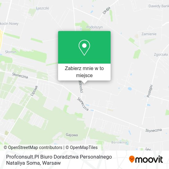 Mapa Profconsult.Pl Biuro Doradztwa Personalnego Nataliya Soma