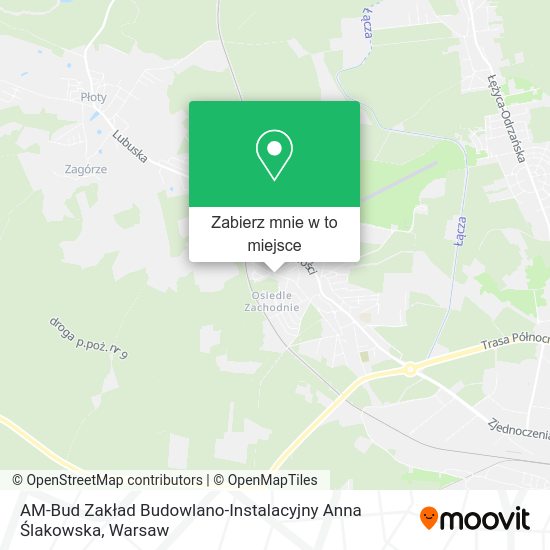 Mapa AM-Bud Zakład Budowlano-Instalacyjny Anna Ślakowska