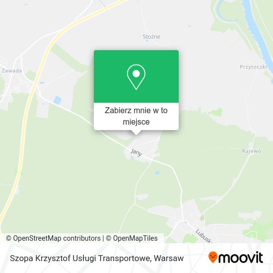 Mapa Szopa Krzysztof Usługi Transportowe