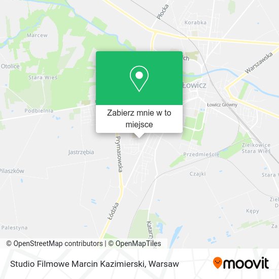 Mapa Studio Filmowe Marcin Kazimierski