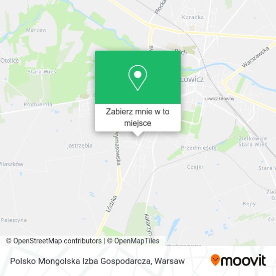 Mapa Polsko Mongolska Izba Gospodarcza