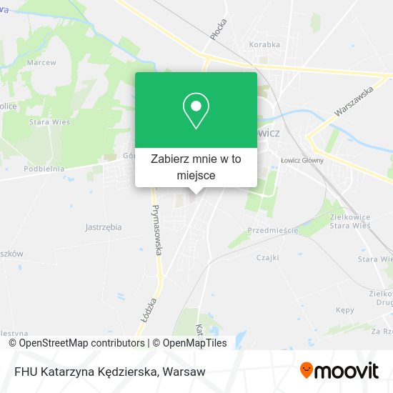 Mapa FHU Katarzyna Kędzierska