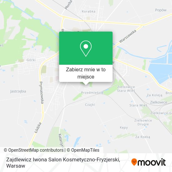 Mapa Zajdlewicz Iwona Salon Kosmetyczno-Fryzjerski