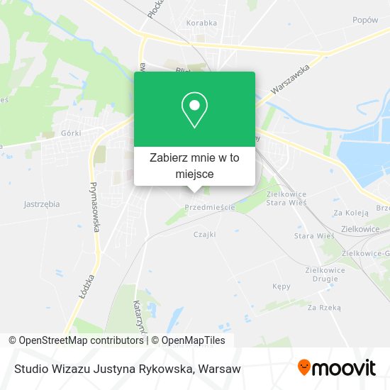 Mapa Studio Wizazu Justyna Rykowska