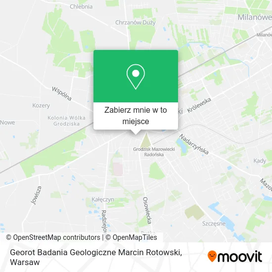 Mapa Georot Badania Geologiczne Marcin Rotowski