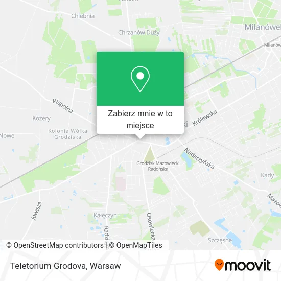 Mapa Teletorium Grodova